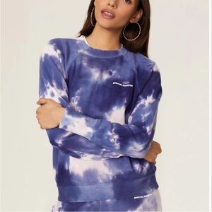 Spiritual gangster tie dye crewneck sweatshirt